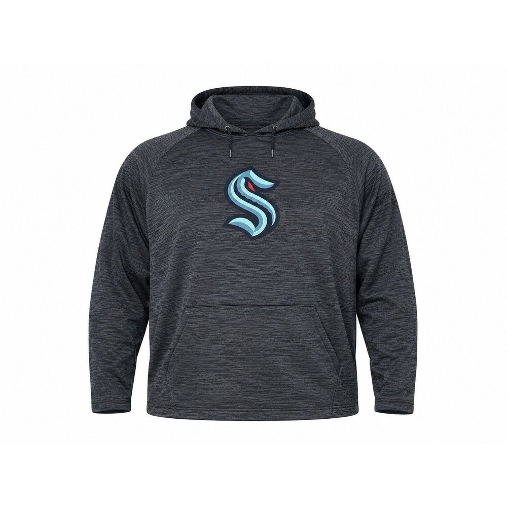 Seattle Kraken Fanatics Authentic Pro Gray Hoodie Sweatshirt Mens 2XL New